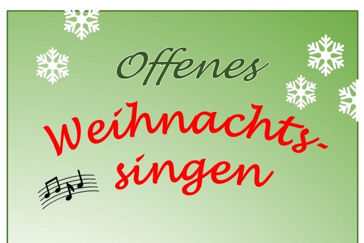 Offenes Weihnachtssingen